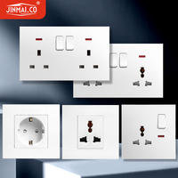 Precio de Fábrica, Enchufe Europeo de 16A, Enchufe Británico de 13A, Enchufe Universal para África, Dubái, Kenia, Enchufe para PC, Interruptor de Pared 146