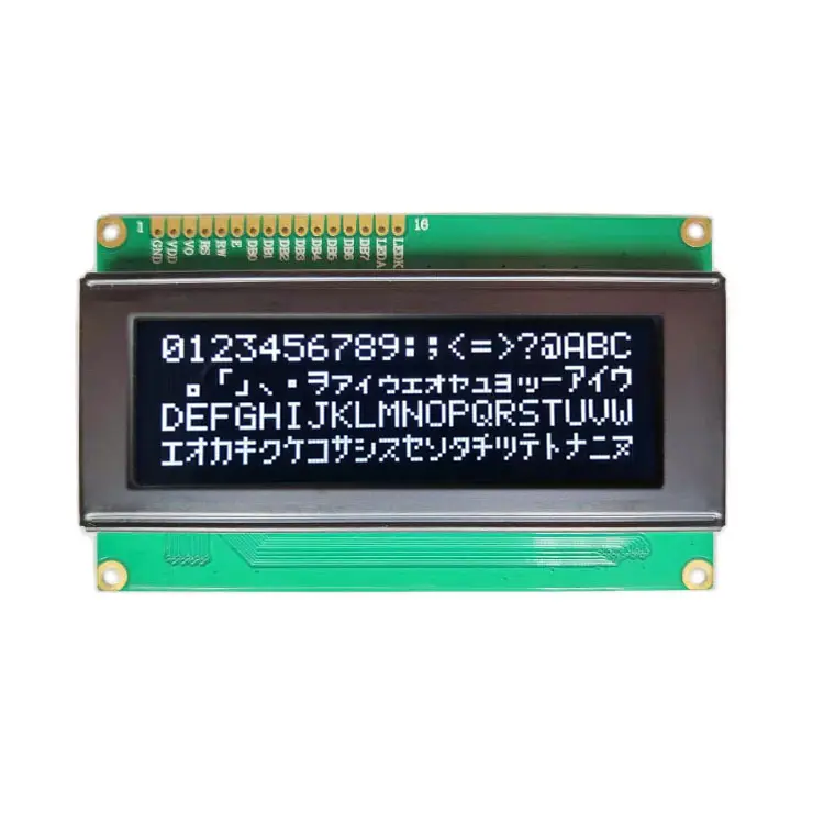 single side PIN 20x4 2004 lcd display module