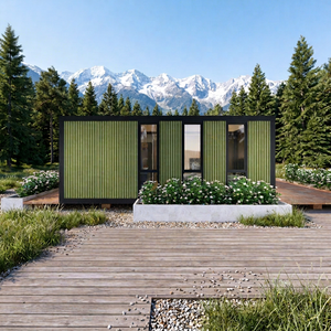 Maison préfabriquée compacte à cinq chambres, pliable et extensible, en conteneur, idéale pour la saison estivale - Vente en gros - Product Image 1