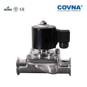 วาล์วโซลินอยด์ COVNA ขนาด 1 นิ้ว 24VDC แบบปิดปกติ ชนิด Tri Clamp Sanitary ผลิตจากสแตนเลส 316 เกรดอาหาร สำหรับน้ำมันและของเหลวในทะเล - Product Image 3