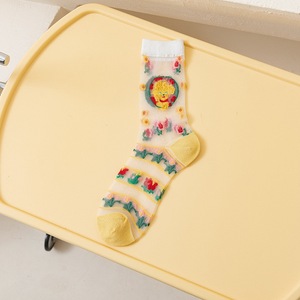 Spring Summer Thin Women <b>Socks</b> Japanese Cartoon Glass <b>Silk</b> Transparent Crystal <b>Socks</b> Ins Trendy Lolita Style <b>Socks</b> - Product Image 6