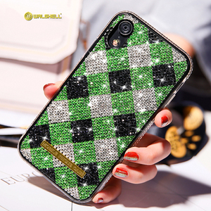 Nuovi Prodotti 2019: Cover <span class=keywords><strong>per</strong></span> iPhone XS MAX con Design Unico 'Shock Eyes' <span class=keywords><strong>per</strong></span> Donna e Ragazza, Motivo a Griglia - Product Image 2