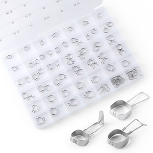 Azdent 59 stuks/doos RVS Kinderen Ruimtebehouders <span class=keywords><strong>Kit</strong></span> Orthodontische Bandjes - Product Image 1