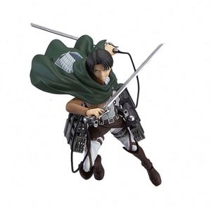 Figura de acción de PVC de anime de Mikasa y Levi, la más vendida de fábrica, juguetes de Eren, figura de manga de <span class=keywords><strong>Ataque</strong></span> <span class=keywords><strong>a</strong></span> <span class=keywords><strong>los</strong></span> <span class=keywords><strong>Titanes</strong></span>, juguete articulado Figma - Product Image 3