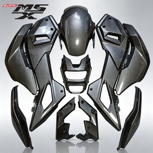 Accessoires de <span class=keywords><strong>moto</strong></span> pour HONDA Msx125, coque de changement de couleur, grain de carbone, coque complète en plastique, pièces extérieures - Product Image 1