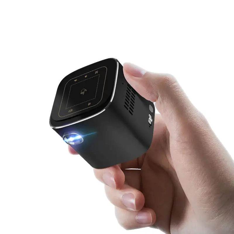 Smart — Mini projecteur intelligent 4K, appareil Portable Pico Cube LED DLP sans fil, Android, fourniture d'usine pour films, court