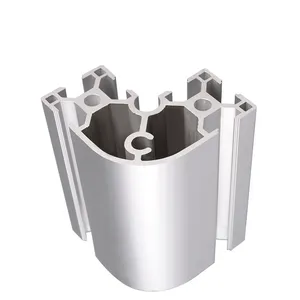 Profilé en aluminium LANGLE série 6060 profil de tube carré aluminium 60*60 profil source usine en Chine fabricant ventes directes