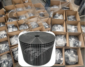 10 אינץ '1/2 ציפור רשת סולרית 100ft רול pvc מצופה מחסום ציפור חסין אש 80% נגד בעלי חיים פנל סולארי פנל ציפור סולארית - Product Image 6