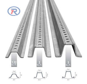 Thermisch Gegalvaniseerde Metalen U-Kanaal Bord Posten/U Stalen Paal - Product Image 1