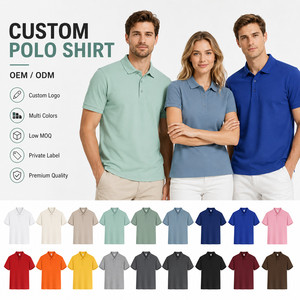 Camiseta de Manga Corta de Secado Rápido, Tejido Liso, con Botones Frontales y Logotipo Personalizado, para Hombre y Mujer, 13% Elastano, Elástica, para Golf - Product Image 1