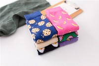 Chaussettes amusantes et mignonnes à motifs de fruits, d'aliments et d'animaux pour femmes, vente en gros, chaussettes en coton de qualité supérieure personnalisées pour femmes