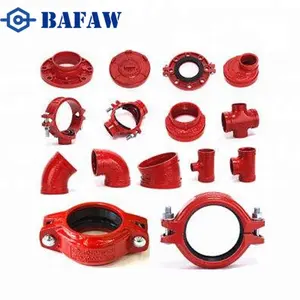 Casting Grooved pipe fittings,fire control,