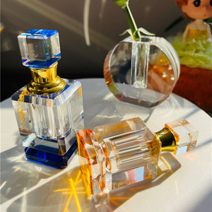 Elegantes Frascos <span class=keywords><strong>de</strong></span> Perfume, Botellas <span class=keywords><strong>de</strong></span> Vidrio <span class=keywords><strong>de</strong></span> Cristal Cuadradas <span class=keywords><strong>de</strong></span> Lujo para Aceite <span class=keywords><strong>de</strong></span> Perfume Attar, 3, 6, 12 ml - Product Image 3