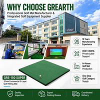 Tapis de frappe pour simulateur de golf commercial, tapis d'entraînement pour clubs et académies de golf en intérieur