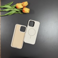 Vente en gros de coques magnétiques colorées personnalisées pour iPhone 15 Pro Max 16 14plus 13 12 11, coque arrière souple