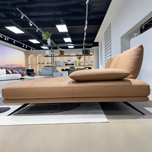 Sofá de color café en forma de L, diseño de sala de estar lujoso, proveedor de sofá moderno, sillón eléctrico plegable, proveedor de sofá <span class=keywords><strong>cama</strong></span> - Product Image 4
