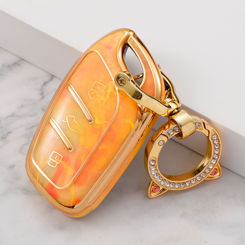 Yellow+Key Ring