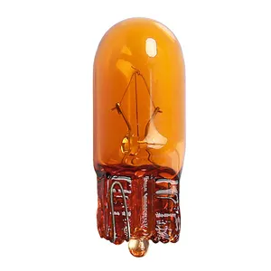 E4ランプ自動T10 Auto Bulbs 12V 5W色ミニ電球Super白Amber Red Read電球