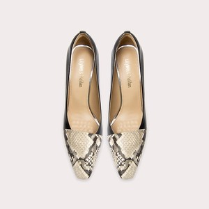 Escarpins noirs sexy de style français, design raffiné, <span class=keywords><strong>talon</strong></span> fin, polyvalents, chaussures simples de luxe léger pour <span class=keywords><strong>femme</strong></span> - Product Image 3