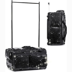 Free Sample Rolling <b>Travel</b> Duffel <b>Bag</b> <b>with</b> Garment Rack and <b>Wheels</b> Dance Custom Luxury Dance Garment <b>Bag</b> Personalized - Product Image 1