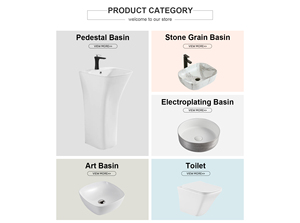 Современная белая керамическая раковина с твердой поверхностью, прямоугольная раковина для ванной комнаты, раковина для умывальника - Product Image 5