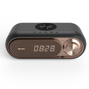 Tùy Chỉnh <span class=keywords><strong>FM</strong></span> 10W Không Dây Sạc Điện Tử Thông Minh Bảng Đồng Hồ Loa Cho Cuộc Sống Thông Minh - Product Image 3