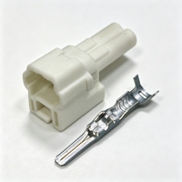Conectores de Terminal Eléctricos Automotrices Sin Sellado de 2 Pines 6187-2581 DJQ7022A-2.3-11