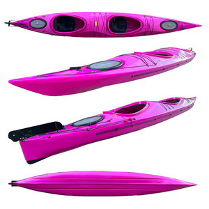 วัสดุ HDPE 2คนทะเลอินทรีทัวร์เรือคายัคทะเลนั่งภายในด้วยหางเสือและที่นั่ง - Product Image 1