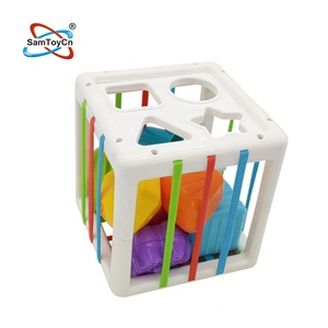 Samtoy – Cube d'activités éducatives <span class=keywords><strong>Montessori</strong></span> en Silicone, formes préscolaires, jeu de correspondance, jouets de tri pour 0 à <span class=keywords><strong>6</strong></span> <span class=keywords><strong>mois</strong></span> - Product Image 2