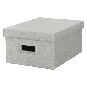Foldable Space Saving <b>Box</b> (38x29x17cm) Light <b>Grey</b> SNH 003 - Product Image 2