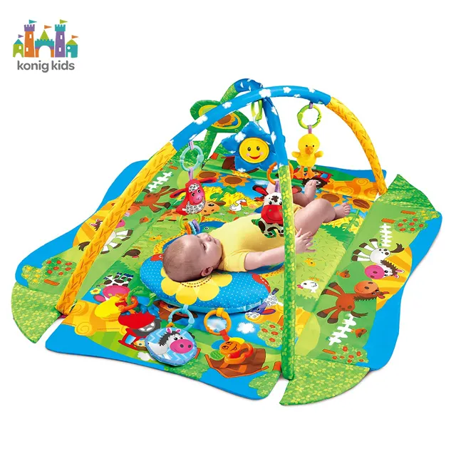 Konig Kids Tapetes De Juego Baby Play Mat 놀이 체육관 와 등 및 Music Baby 활동 Gym Baby Toys Play Mat