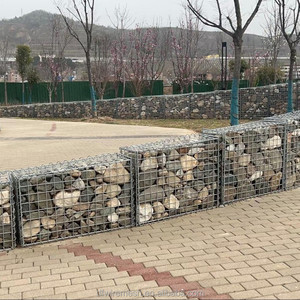 Geotextile Lined Welded <strong>Gabion</strong> Bastion for Fire Protection, Sand Filled Defensive Barrier <strong>Fence</strong> for Site Security - Product Image 4
