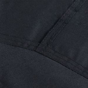 Design Wholesale Men's Security Guard Uniforms Summer Short Sleeve Black Crewneck T-shirt Janitor Buttons for Security - Product Image 5