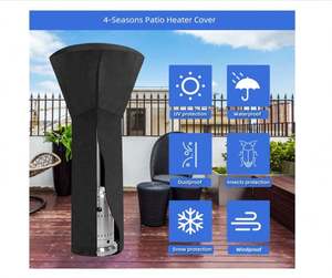 Funda Protectora para Calentador de Propano para Exteriores, para Todas las Estaciones, 420D, Resistente al Agua, Diseño Moderno con Cierre - Product Image 3