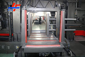 Machine à scier à ruban automatique CNC <span class=keywords><strong>GS800</strong></span> JINFENG pour métaux, barres, tubes, RHS, lots de 800x800mm, guidage linéaire de coupe, 380V 50HZ, avec évacuation des copeaux - Product Image 6
