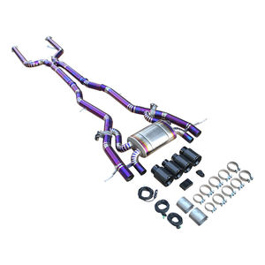 KYOSTAR Système d'<span class=keywords><strong>échappement</strong></span> en titane pour BMW M3 G80 G81 & M4 G82 G83 Système d'<span class=keywords><strong>échappement</strong></span> complet Catback / Axle-Back 2020 +. - Product Image 3