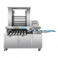 Chaîne de production de pain électrique entièrement automatique la plus vendue, mélangeur de pâte, diviseur de pâte, équipement de boulangerie, cœur PLC, farine