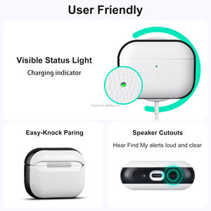 Funda protectora de diseño nuevo con textura de piel de lagarto para auriculares inalámbricos TWS <span class=keywords><strong>AirPods</strong></span> <span class=keywords><strong>Pro</strong></span> 3 - Product Image 3