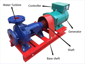 Generador Hidroeléctrico Radial Pequeño de 3kw, Mini Hidroeléctrico - Product Image 1