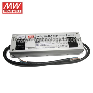 Alimentation LED Meanwell ELG-240-48A pour éclairage architectural intérieur ou extérieur, étanche, pour lampadaires et projecteurs - Product Image 1