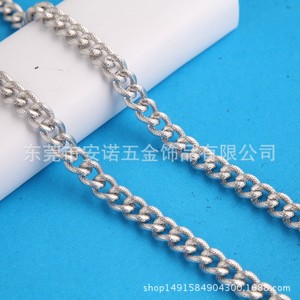 โซ่สแตนเลส Anno สำหรับทำเครื่องประดับและงาน DIY กว้าง 3 มม. สีเงิน - Product Image 5