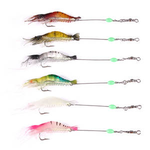 8 centimetri 5.3g Artificiale <span class=keywords><strong>In</strong></span> <span class=keywords><strong>Silicone</strong></span> A Vite Senza Fine China Swimbait Richiamo Morbido Gamberetti Per La Pesca - Product Image 1