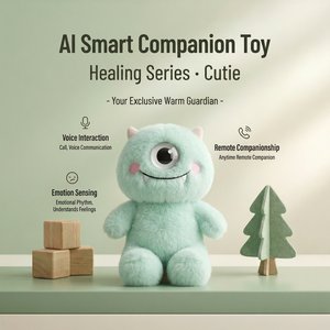 Beambox 2026 Little <span class=keywords><strong>Monster</strong></span>, Juguete de Peluche de Dinosaurio con IA para Conversar, en Oferta, Verde/Rosa/Gris, de Poliéster, Regalo de Cumpleaños - Product Image 1