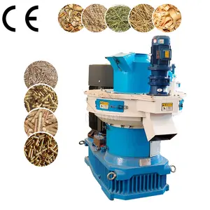 Macchina per la produzione di Pellet di biomassa da 7,5kw 80-12 kg/h macchina per Pellet di biomassa