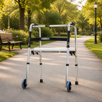 Déambulateur léger et réglable pour adultes, personnes âgées et personnes handicapées