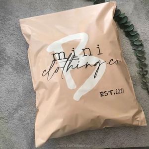 ถุงพลาสติกโพลีรีไซเคิลสำหรับส่งเสื้อยืด ถุงส่งของทำจากแป้งข้าวโพด กันน้ำ สำหรับส่งพัสดุ - Product Image 2