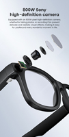 Nouvelles lunettes intelligentes E03 de haute qualité 800W avec caméra, capture d'images, technologie anti-vibration, lunettes intelligentes pour hommes et femmes