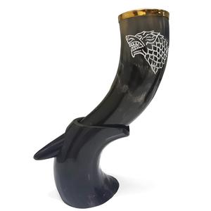 Corne à boire traditionnelle viking nordique, tasse à boire viking faite à la main, inspirée de l'histoire scandinave, à prix avantageux - Product Image 3