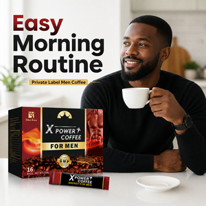 Caffè per Uomo con Etichetta Privata, Formula Personalizzata, Bevanda Energetica a Base di Erbe, Produzione OEM ODM, Vendita all'Ingrosso Diretta dalla Fabbrica, Confezionamento Personalizzato - Product Image 5