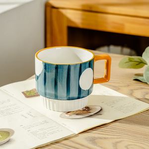 Tasses à lait en céramique japonaise peintes à la main, quatre modèles, prix abordable, style simple, pour femme, usage domestique - Product Image 4